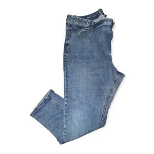 Lane Bryant Medium Wash Genius Fit‎ Skinny Jeans Plus Size 28